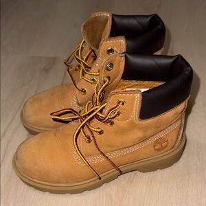 Timberland Kids Brown Lace-Up Boots